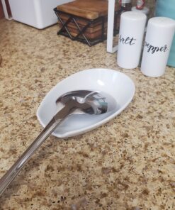 Spooner Ceramic Spoon Rest (5.25" x 3.5") 45 B1M2GnOWLJS
