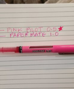 Pilot, Precise V5, Capped Liquid Ink Rolling Ball Pens, Extra Fine Point 0.5 mm, Assorted Colors, Pack of 7 23 B1M2w72YXQS