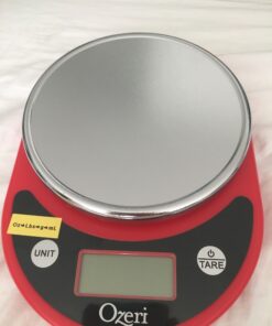 Ozeri Pronto Digital Multifunction Kitchen and Food Scale, Black on Red 34 B1MAQU8bZhS