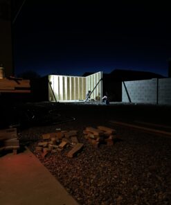 GLORIOUS-LITE 50W LED Work Light, 5000LM LED Flood Lights, 400W Equivalent, IP66 Waterproof, 16ft 5m Cord with Plug, 6500K, Adjustable Working Lights for Workshop Garage, Construction Site 8.22*6.02*7.09inch 47 B1MbvheTYIS