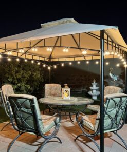 Brightown Outdoor String Lights - Globe Patio Lights 30 Ft with 30 G40 Shatterproof Bulbs, Waterproof Connectable Dimmable Commercial Hanging Lights for Backyard, Bistro, Porch, Cafe, Deck 30 FT - 30 LED Bulbs 41 B1Mjro2HAcS