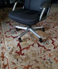 Slipstick CB690 Floor Protecting Rubber Office Chair Caster Wheels (Set ff 5), Roller Style, Universal 7/16" Stem, 3" Black Castors Black/Black 40 B1NLVj6j40S