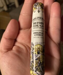Poo-Pourri Before-You-Go Toilet Spray, Original Citrus, Travel Size 10 mL - Lemon, Bergamot and Lemongrass, 0.34 Fl Oz (Pack of 1) 0.34 Fl Oz (Pack of 1) 30 B1O4XkxPpsS