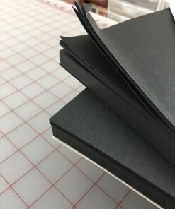 12 x 12-inch Black AC Cardstock Pack by American Crafts | Includes 60 sheets of heavy weight, textured black cardstock 19 B1OR8y19BhS