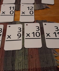Star Right Math Flash Cards - Multiplication Flash Cards - 169 Hole Punched Math Game Flash Cards - 2 Binder Rings - for Ages 8 and Up - Multiplication Flash Cards 3rd Grade, 4th, 5th, and 6th Grades 169 Multiplication Flash Cards 29 B1PIyTHnCRS