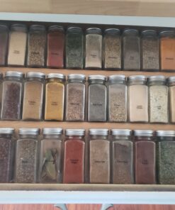 Rev-A-Shelf 22" 3 Tiered Seasoning Organizer, Trim-to-Fit Wooden Kitchen Draw and Cabinet Home Storage Insert, Pull Out Spice Rack, Maple, 4SDI-24 22 Inch 34 B1PSXQBQLBS