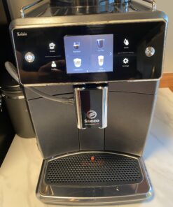 PHILIPS Saeco Xelsis Super Automatic Espresso Machine - LatteDuo Milk System, 15 Coffee Varieties, 6 User Profiles, Touchscreen, Black & Titanium, (SM7684/04) 33 B1PYzkzH73S