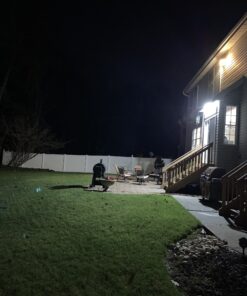 Amico LED Flood Lights Outdoor 3500LM Security Light, 30W Bright Outdoor Flood Light, 5000K Daylight White, IP65 Waterproof 3 Adjustable Heads for Garage, Backyard, Patio, Garden, Porch&Stair(White) 1 Pack 35 B1Pas0341YS 1