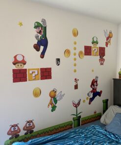 New Super Mario Brothers Wall Stickers 25 B1QQpxn8NHS