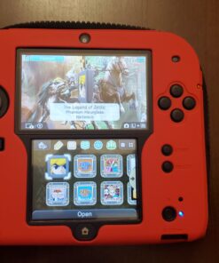 AKWOX (4pcs) Tempered Glass Top LCD Screen Protector + HD Clear Crystal Buttom LCD Screen Protective Filter for 2DS 32 B1QWW4QU9S