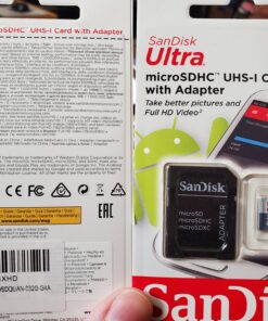 SanDisk Ultra 32GB UHS-I/Class 10 Micro SDHC Memory Card With Adapter - SDSDQUAN-032G-G4A 24 B1Qwyj8VnlS