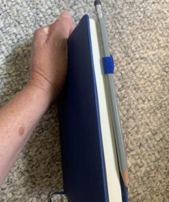 Papercode 2024 Daily Planner - Leather Weekly Planner W/Thick No-Bleed Pages - Monthly & Weekly Layouts - Use for Productivity, Schedule, or Agenda Blue 67 B1R0JT7I28S 1