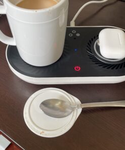 Nomodo Trio Wireless Qi-Certified Fast Charger with Mug Warmer/Drink Cooler Nomodo Trio 39 B1R0wPVo3S