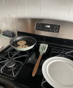 OGGI Spooner Ceramic Spoon Rest- Spoon Rest for Stove Top, Spoon Holder for Countertop, Kitchen Decor for Counter, Coffee Bar Accessories, Black 32 B1R3pkKllhS