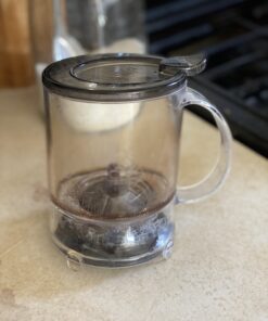 GROSCHE 17.7oz BPA-Free Tea Infuser Teapot with Drip-Free, Easy Clean Design 17.7 fl oz Clear 47 B1RCl2neZLS