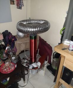 VIVOSUN 2-Pack 6 Inch 8 Feet Non-Insulated Flex Air Aluminum Ducting Dryer Vent Hose for HVAC Ventilation, 4 Clamps Included 6" x 8FT 36 B1RcugaG7nS