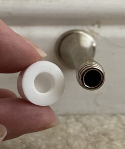 Premium Rubber Door Stop Stud Replacement Tips – Doorstopper Bumpers, Springe Hinge End Caps for Wall & Floor Protection – Universal Size (White) White 44 B1Rk4jIHz7S