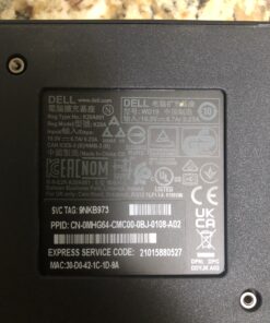 Dell WD19 180W Docking Station (130W Power Delivery) USB-C, HDMI, Dual DisplayPort, Black 40 B1S5qf25xdS