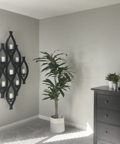 Nearly Natural 6596 6ft. Dracaena Silk Plant (Real Touch),Green 46 B1Spx9rWQKS