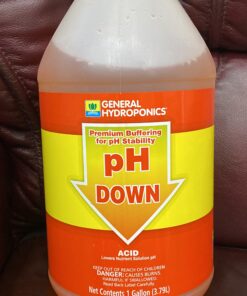 General Hydroponics pH Down Liquid Premium Buffering For Stability, 1-Gallon 1 gal 21 B1TIu7NUW5S
