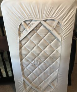 PUREgrace Crib Mattress Protector, Breathable Tencel Cover, Sensitive Skin Friendly Waterproof Pad 24 B1TSSt7Wk7S