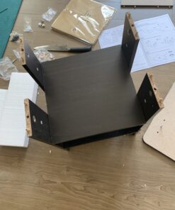 Furinno Andrey Set of 2 End / Side Table / Night Stand / Bedside Table with Bin Drawer, Espresso 2-Pack, Center Bin 32 B1TcbFUpzbS