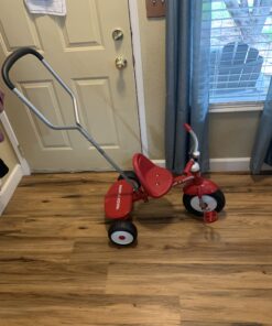 Radio Flyer Deluxe Steer & Stroll Ride-On Trike, Tricycle For Toddlers Age 2-5, Toddler Bike, Red 36 B1ToETjfBTS 1