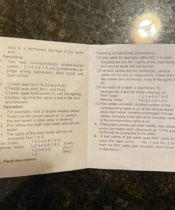 iMBAPrice - RJ45 Network Cable Tester for Lan Phone RJ45/RJ11/RJ12/CAT5/CAT6/CAT7 UTP Wire Test Tool 1-Pack RJ45/RJ11 Wire Continuity Tester 37 B1TsUNU3b4S