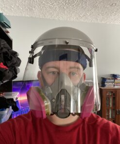 Sellstrom Advantage Series Face Shield - Clear Window with Standard Binding - Comfortable Ratcheting Headgear, ANSI Z87.1+ (S30120) 1 Count (Pack of 1) 30 B1U18dnFLBS