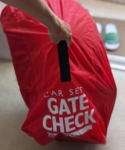 J.L. Childress Gate Check Bag - Air Travel Bag - Fits Convertible Car Seats, Infant carriers & Booster Seats, Red 40 B1U1jCN8JDS