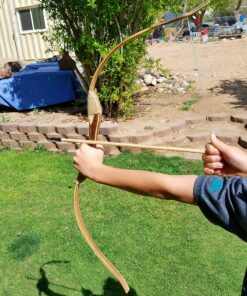 Adventure Awaits - 2-Pack Handmade Wooden Bow and Arrow Set - 20 Wood Arrows and 2 Quivers - for Outdoor Play 25 B1UCuUXwKRS