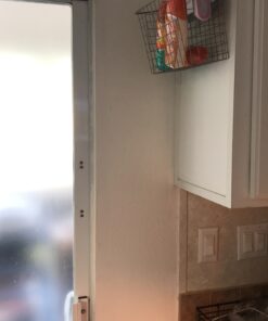 Spectrum Grid Over the Cabinet Wire Storage Basket Large (Satin Nickel Powder Coat) - Organizer for Bathroom, Kitchen, Under Sink, Pantry, Hair Tools, & More 33 B1Upfqe lqS 1
