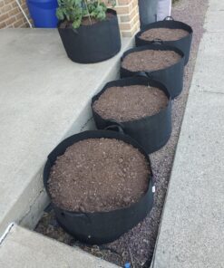 VIVOSUN 5-Pack 15 Gallon Plant Grow Bags, Heavy Duty Thickened Nonwoven Fabric Pots with Handles Black 15 Gallons 39 B1VGIjDRqbS