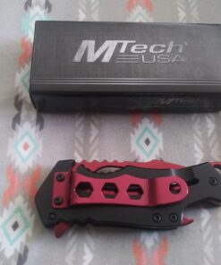 MTECH USA – Spring Assisted Folding Knife Blue 74 B1Vu7c3z9FS