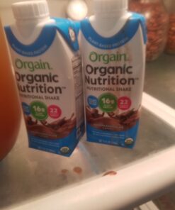 Orgain Organic Nutritional Vegan Protein Shake, Creamy Chocolate Fudge - 16g Plant Based Protein, Meal Replacement, 21 Vitamins & Minerals, Gluten & Soy Free, 11 Fl Oz (Pack of 12) Pack of 12 32 B1Vul3e4uqS