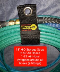 Heavy-Duty Wrap-It Storage Straps (Assorted 6 Pack) - Extension Cord Holder, Stocking Stuffers for Men, RV Accessories, Workshop and Garage Organizers and Storage Assorted 6-Pack Black 48 B1W rOJx3wS