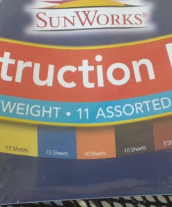 Prang (Formerly SunWorks) Smart-Stack Construction Paper, 11 Assorted Colors, 12" x 18", 150 Sheets 12" x 18" 19 B1WxfYN6fiS