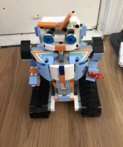 AOKESI Building Block Robot Kits for Kids, Remote & APP Control Robot Snap Together Engineering Kits STEM Building Toys Best Gift for 6, 7, 8 and 9+Year Old Boys and Girls Blue New 24 B1Xpy78bfhS