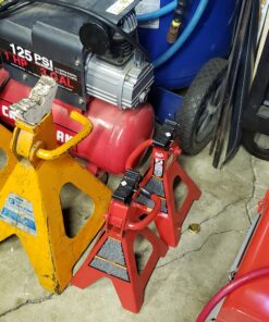 BIG RED T42202 Torin Steel Jack Stands: 2 Ton (4,000 lb) Capacity, Red, 1 Pair 28 B1XvBwA1NS