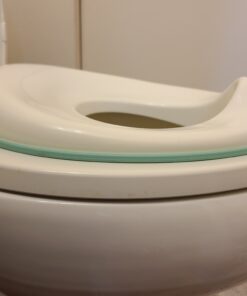 Potty Training Seat for Boys And Girls, Fits Round & Oval Toilets, Non-Slip with Splash Guard, Includes Free Storage Hook - Jool Baby Aqua 39 B1Y0bxhVHQS