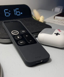 elago R2 Slim Case Compatible with Apple TV Siri Remote 1st Generation (Black) - Slim Design, Scratch-Free Silicone, Shock Absorption, Full Access Black 47 B1YCqnbp9JS