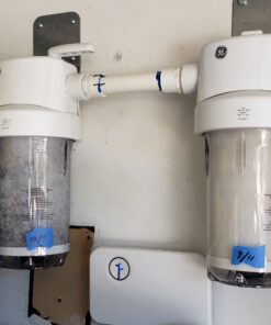 GE Whole House Water Filtration System | Reduces Sediment, Rust & More | Install Kit & Accessories Included | Filter Not Included | Replace Filters (FXHTC, FXHSC) Every 3 Months | GXWH40L 47 B1YHGQHsojS 3