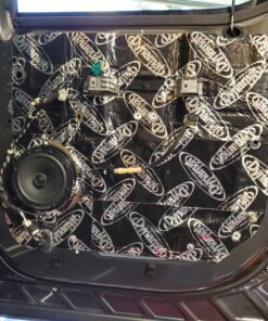 Dynamat 10455 18" x 32" x 0.067" Thick Self-Adhesive Sound Deadener with Xtreme Bulk Pack, (9 Sheets) , Black Sound Deadner 46 B1YLRl6lAYS