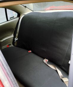 FH Group Car Seat Covers Full Set Cloth - Universal Fit Automotive Seat Covers, Low Back Front Seat Covers, Solid Back Seat Cover, Washable Car Seat Cover For SUV, Sedan And Van Black BLACK Seat Covers 74 B1Ya5 tk jS