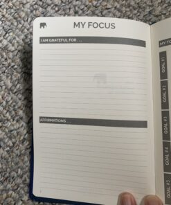 Papercode 2024 Daily Planner - Leather Weekly Planner W/Thick No-Bleed Pages - Monthly & Weekly Layouts - Use for Productivity, Schedule, or Agenda Blue 69 B1YkCFsAwVS 1