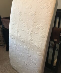 PUREgrace Crib Mattress Protector, Breathable Tencel Cover, Sensitive Skin Friendly Waterproof Pad 25 B1YxkqPSvNS