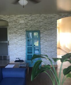 RoomMates RMK9026WP Natural Stacked Stone Peel and Stick Wallpaper Light Gray 42 B1Yyuv1 gCS