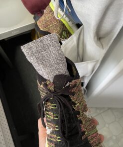 Marsheepy 12 Pack Charcoal Shoe Deodorizer Bags, Bamboo Charcoal Air Purifying bags, Odor Absorber, Odor Eliminator for shoes, Home, Closet, Pet Gray 31 B1Z0KphJPS