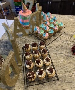 Nifty Ice Cream Cone Cupcake Baking Rack – Holds up to 12 Medium & Large Cupcake Cones, Non-Stick, Dishwasher Safe, Use for Baking, Cooling & Serving Treats 56 B1Z1TU5rpdS 2