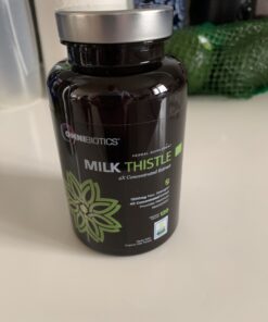 Organic Milk Thistle Capsules, 1500mg 4X Concentrated Extract with Silymarin is The Strongest Milk Thistle Supplement Available. Great for Liver Cleanse! 120 Vegetarian Capsules 28 B1Z6XuUeTrS